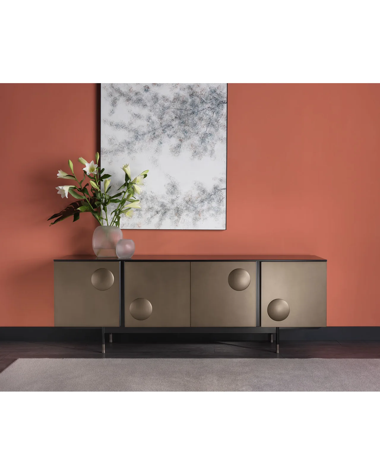 Melody sideboard by Cantori, in an interior setting, photo 4 of 6