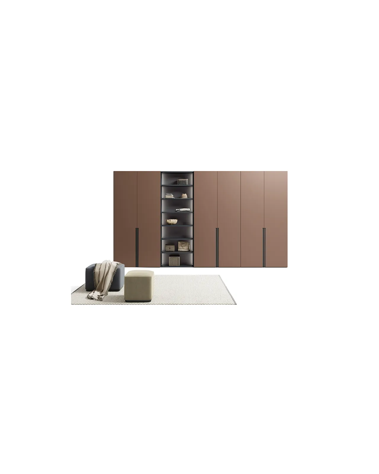 Green wardrobe by Dall'Agnese, studio view, photo 1 of 4, Nobili Design catalog