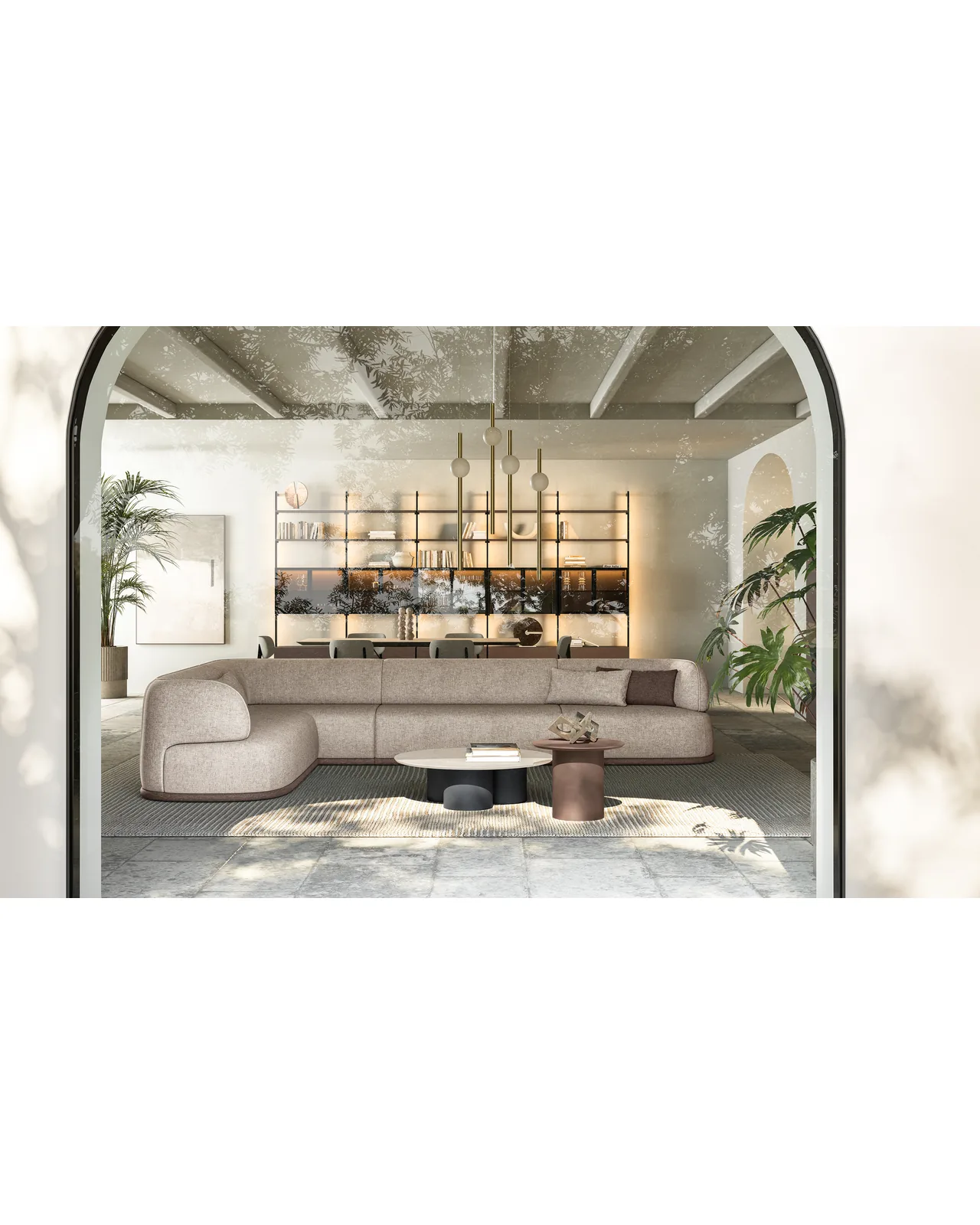 Divano Inemuri di Dall'Agnese, in ambiente, foto 1 di 3, catalogo Nobili Design