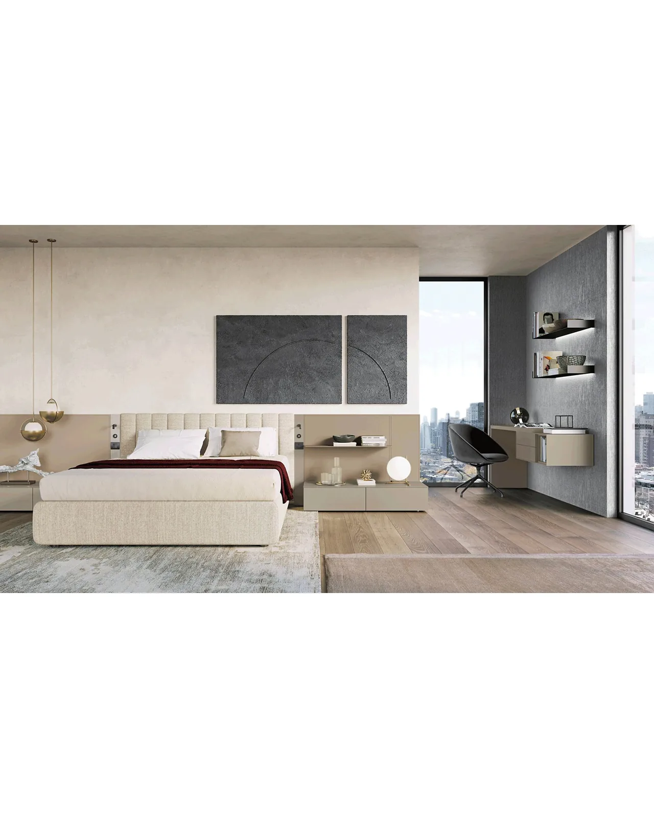 Modula desk by Dall'Agnese, in an interior setting, photo 2 of 10, Nobili Design catalog