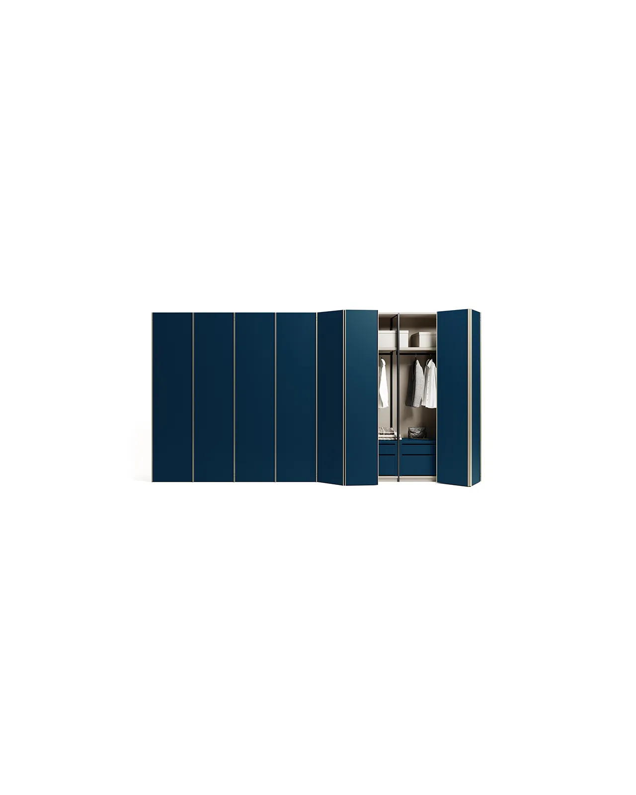 Origami wardrobe by Dall'Agnese, studio view, photo 1 of 4, Nobili Design catalog