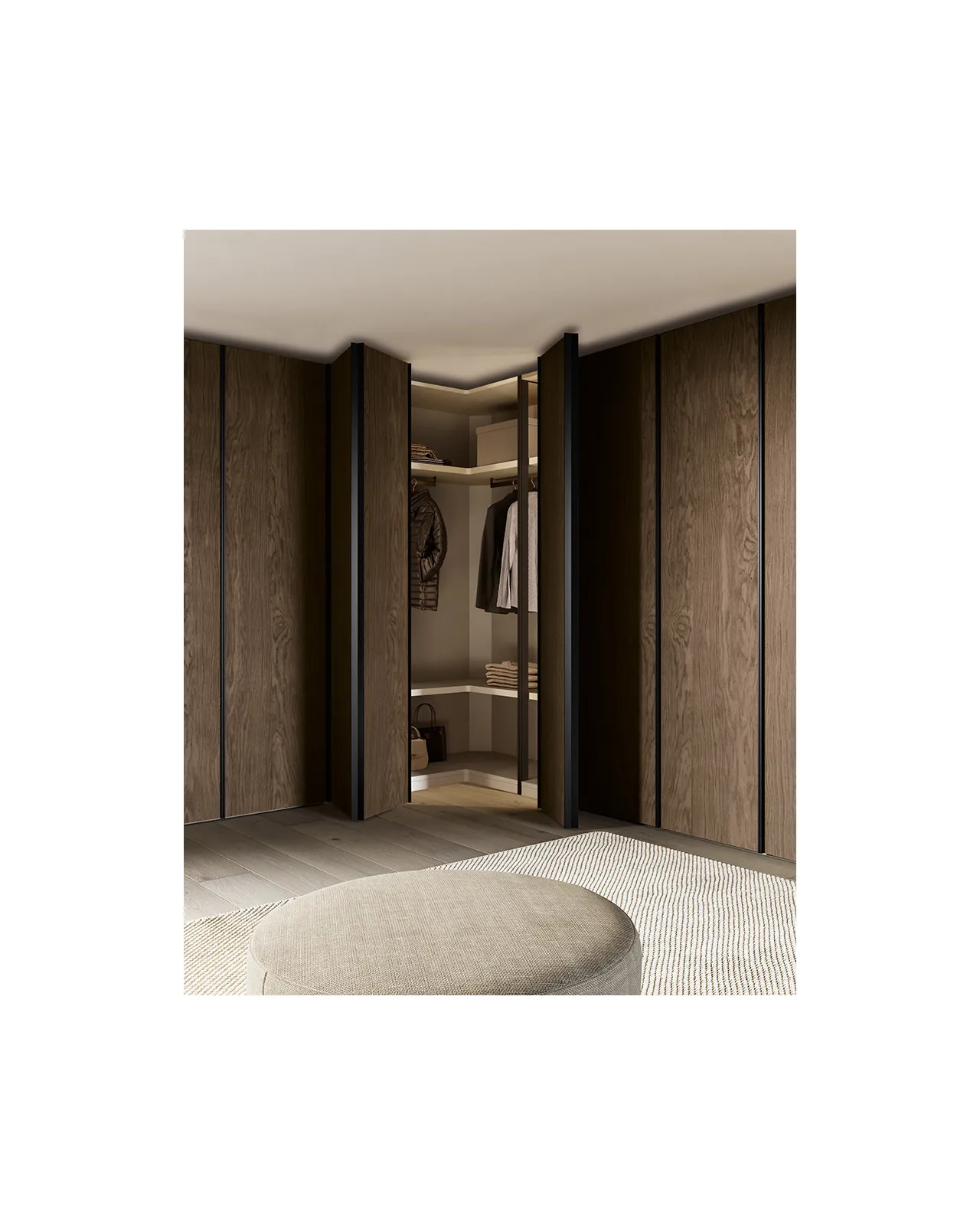 Origami wardrobe by Dall'Agnese, in an interior setting, photo 4 of 4