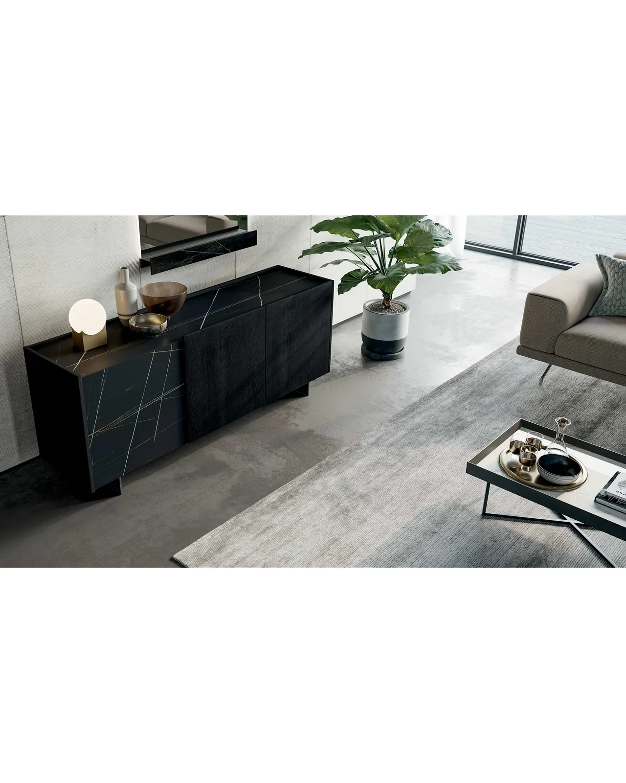 Slash coffee table by Dall'Agnese, in an interior setting, photo 2 of 4