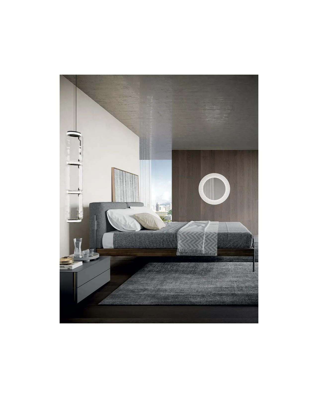 Supernova bed by Dall'Agnese, in an interior setting, photo 3 of 6, Nobili Design catalog