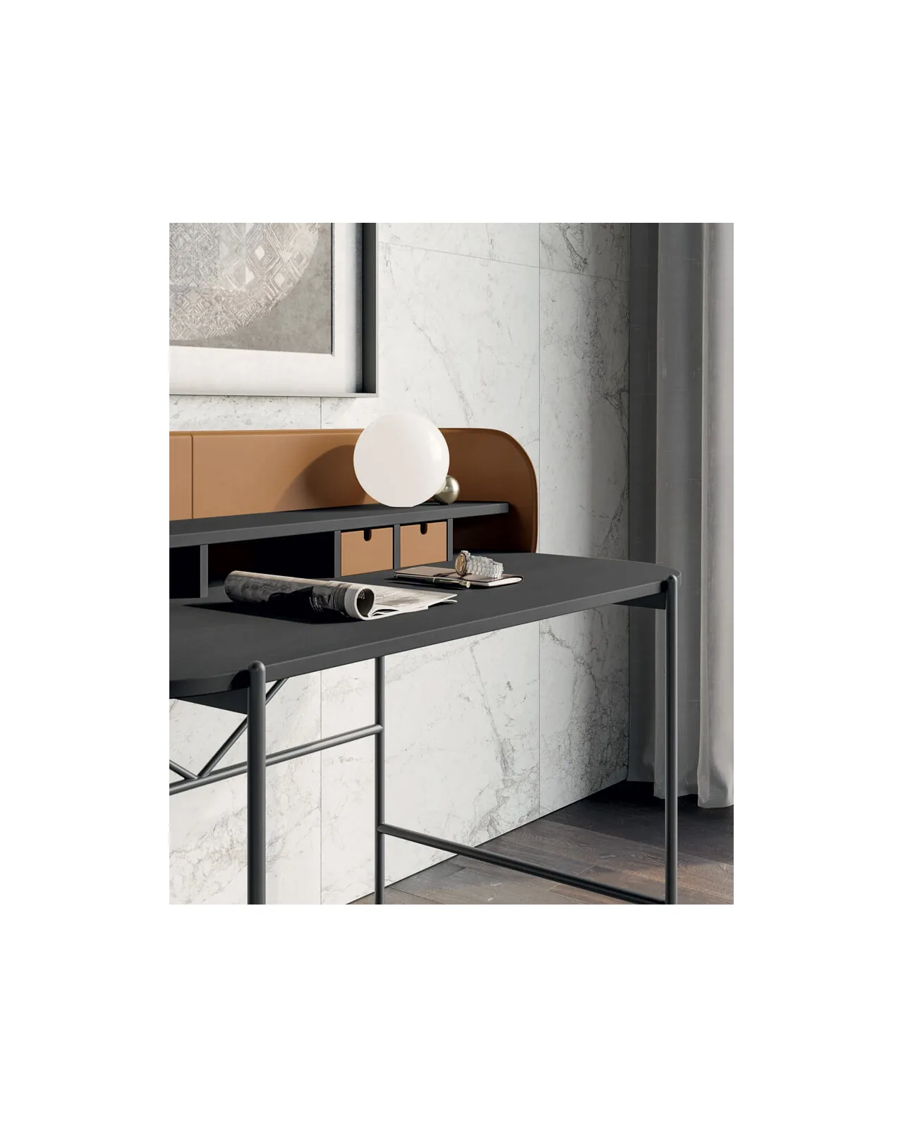 Scrivania Supernova di Dall'Agnese, in ambientazione, foto 5 di 5, catalogo Nobili Design