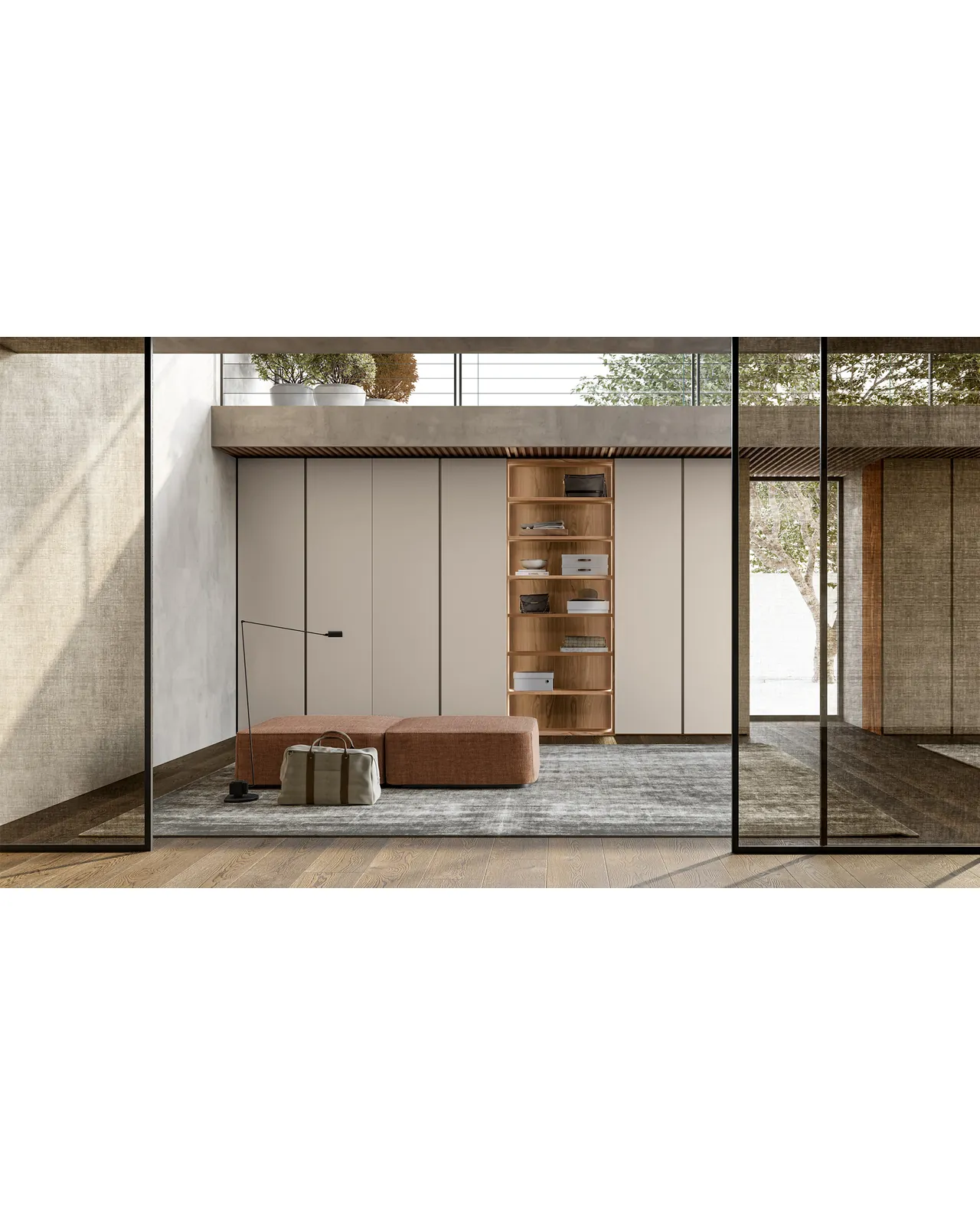 Armadio Tecno di Dall'Agnese, in ambientazione, foto 2 di 6, catalogo Nobili Design