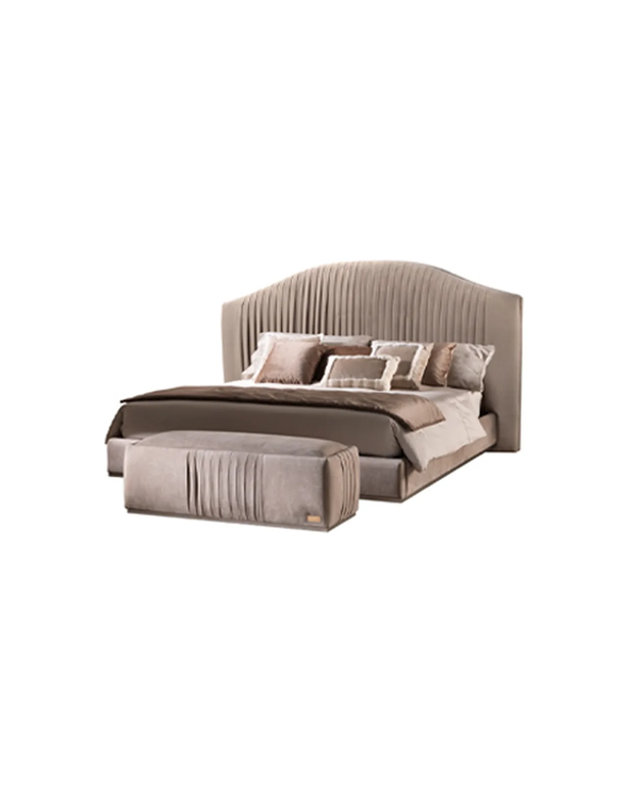 Letto Cobalto di Epoque, vista in studio, foto 2 di 3, catalogo Nobili Design