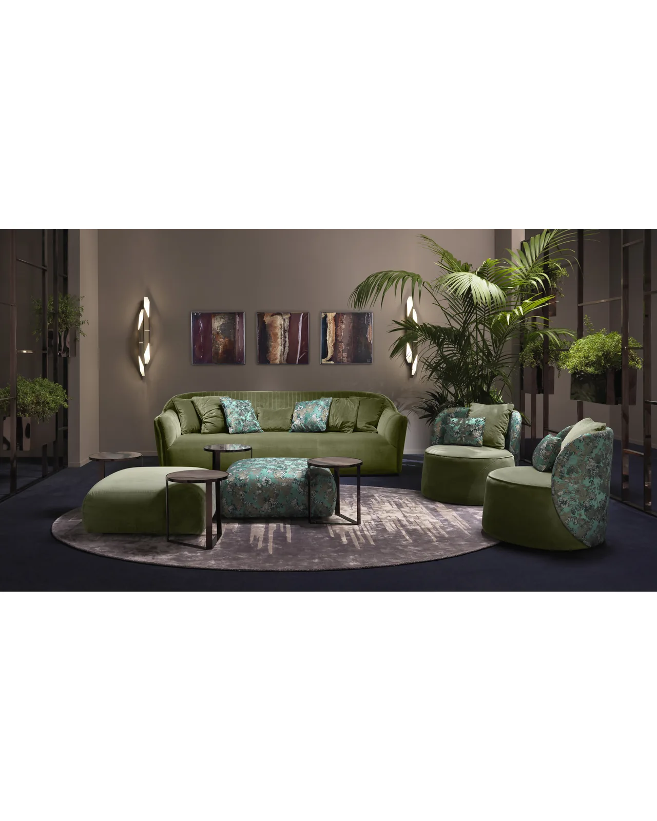 Cobalto Sofa by Epoque, Exence collection, Italian sofa in a modern living room, photo 1 of 4