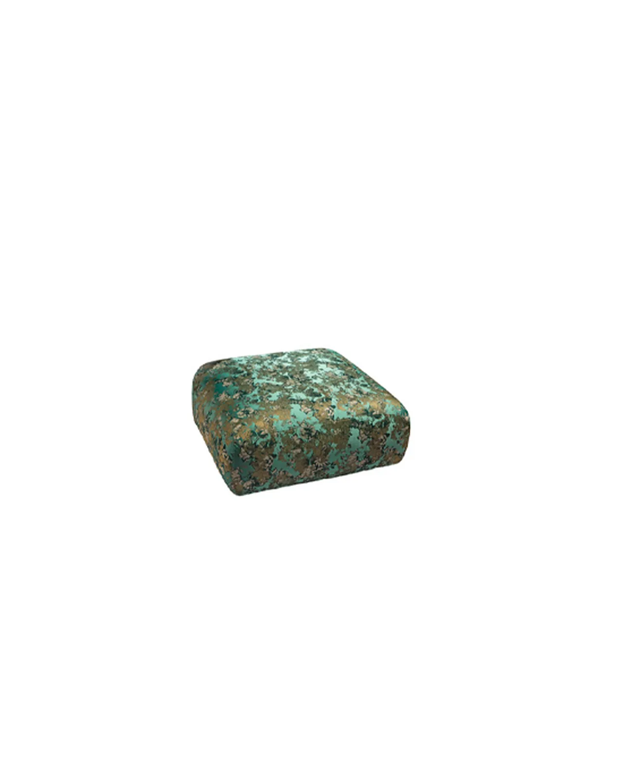 Rutenio Pouf by Epoque, Exence collection, pouf in fabric or leather, studio view, photo 3 of 4