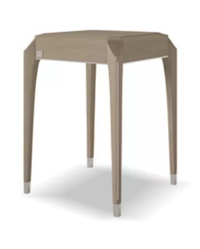 Icon Lamp Table, Living Room Furniture, in Canaletto walnut, contemporary style, by Francesco Pasi