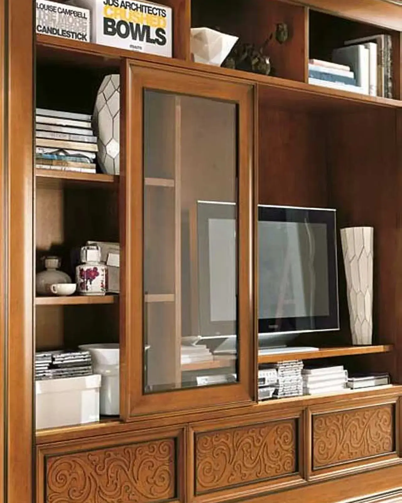 New Deco Wall Unit, Sliding Lattice Doors, photo 2 of 2
