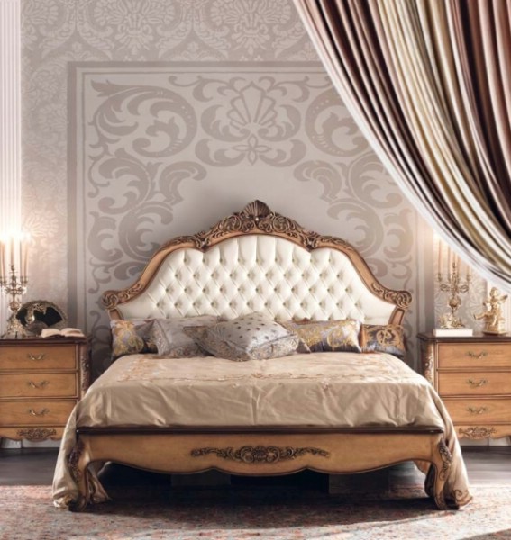 Classic bedroom wardrobe with 2 doors made of wood Gran Guardia 8