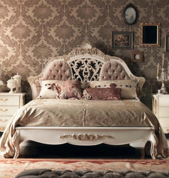 Classic bedroom wardrobe with 2 doors made of wood Gran Guardia 9