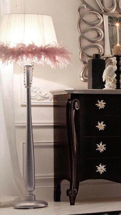 Classic luxury bedroom furniture Charlotte Silver 6