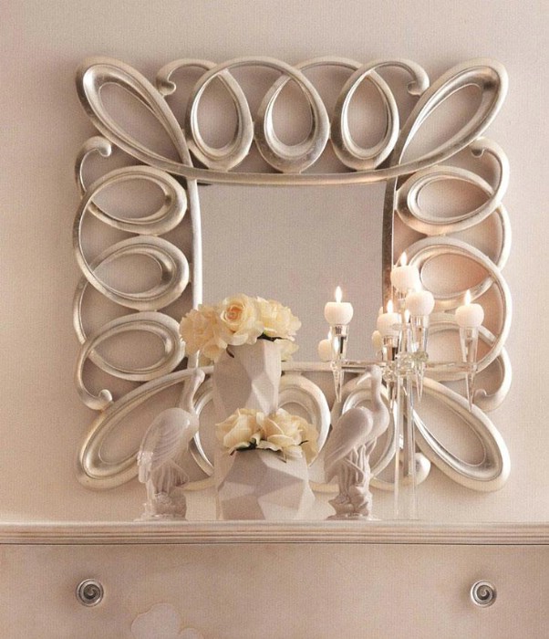 Classic luxury bedroom furniture Charlotte Silver 7