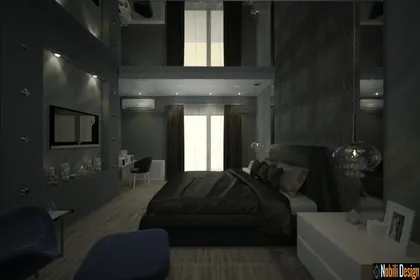 Interior design modern apartment in Marseille France  