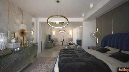 Interior design modern house in London 