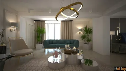 Interior design modern house in London 