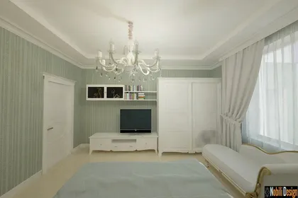 Classic luxury style interior design project for a beautiful home 