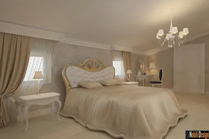 Classic luxury style interior design project for a beautiful home 