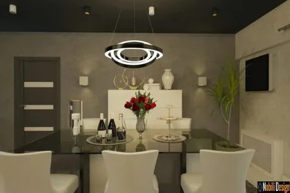 Interior design concept for a modern apartment 