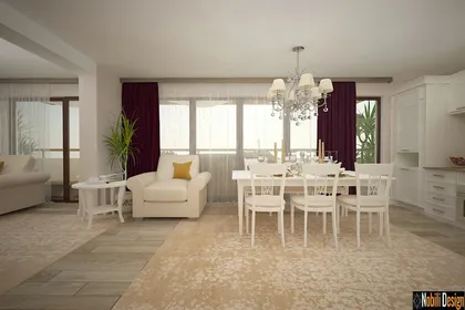 Interior classic house project in Monaco