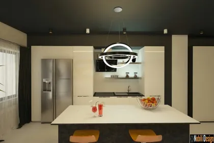 Interior design concept for a modern apartment in Monaco