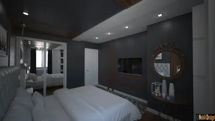 Apartment design with attic
