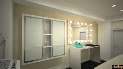Luxury beauty salon interior design 