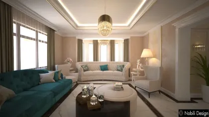Interior design for the classic style house