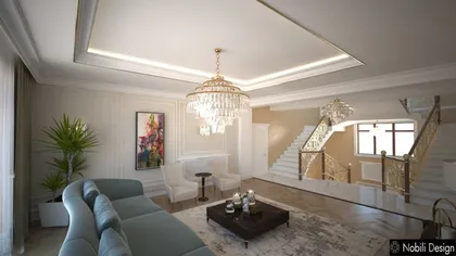 Luxury interior design classic house