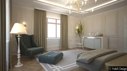 Luxury interior design classic house