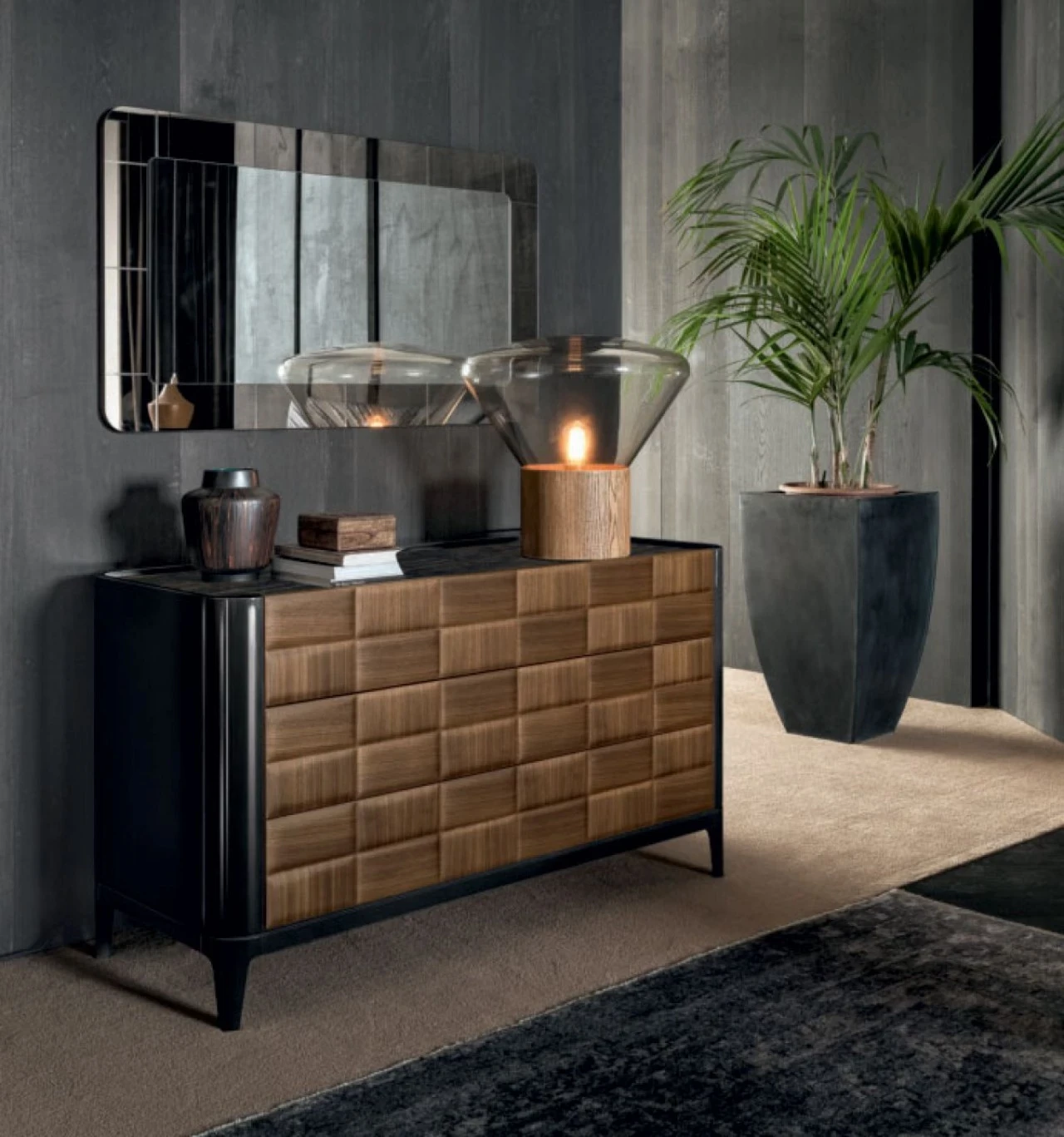 Dama Bedroom Furniture Set Storage, high quality bedroom sets made to order in Italy