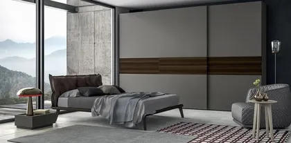 Armadio moderno per camera da letto, composizione EM29 Dallagnese 6.400
