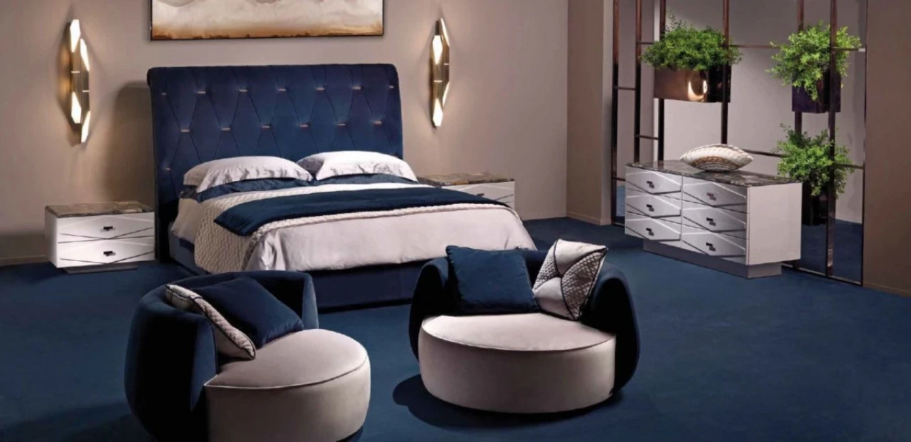 Exence Bed by Epoque, bedroom furniture sets from Italy, made to order