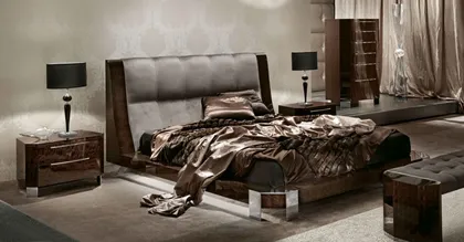 Camera da letto contemporanea italiana Vogue, mobili italiani moderni