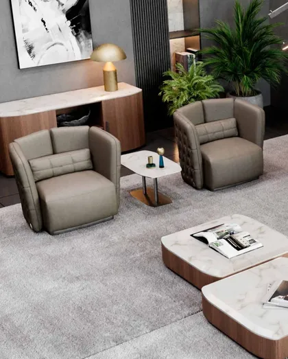 Poltrona capitonné Ford, camere da letto di lusso