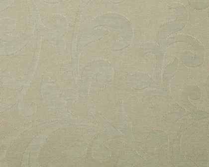 Damask fabric for hotel table linen Rostow Brown Sand 4