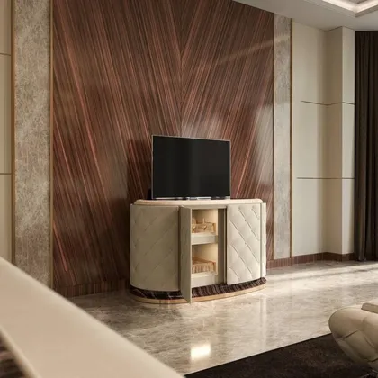Mobile bar Richmond con TV integrata, camere da letto di lusso