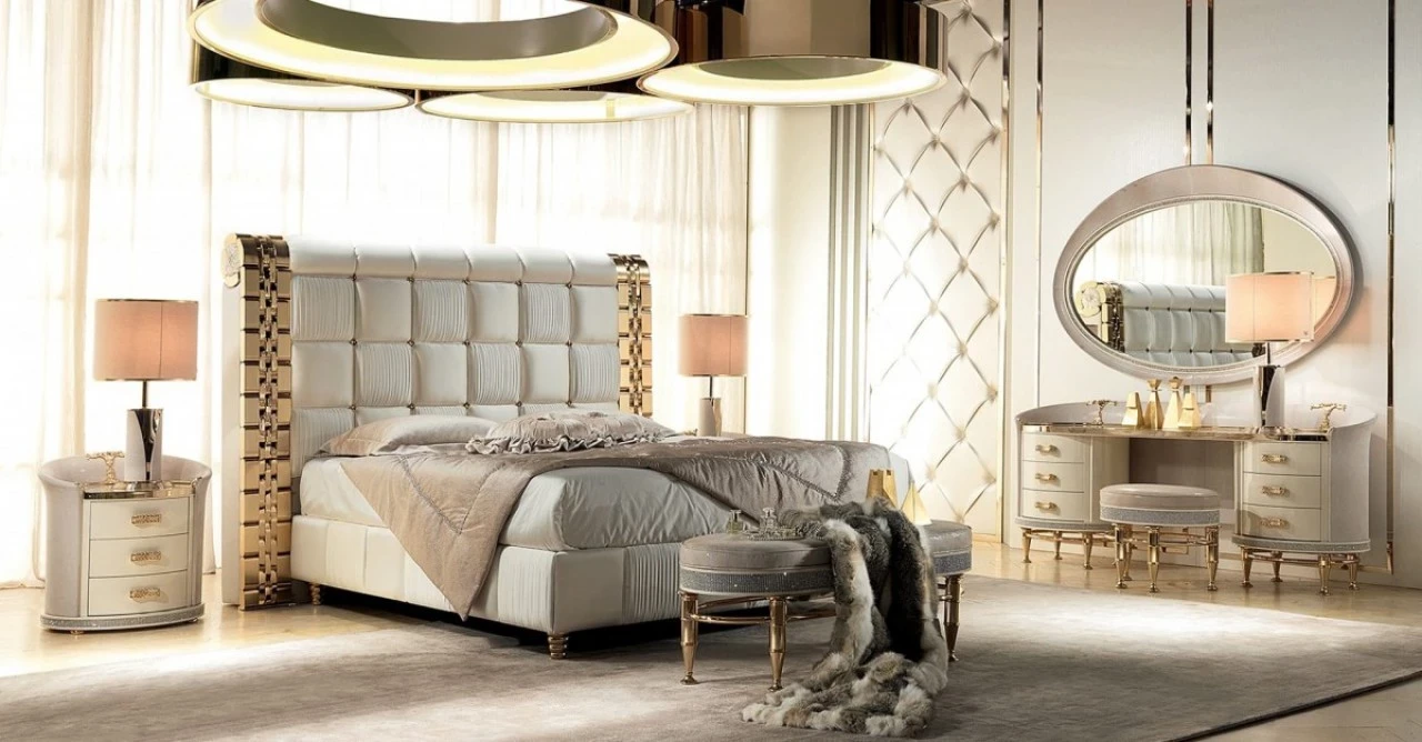 Lilium Bedroom Furniture Set, high quality bedroom sets made to order in Italy