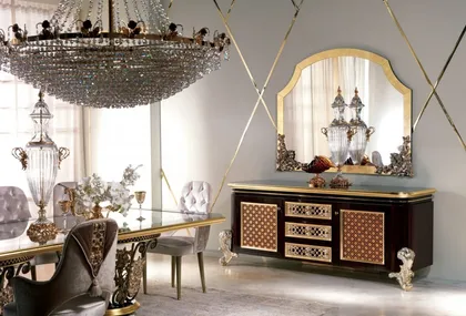 Italian Luxury Furniture Arya Dining Room, classic italian furniture