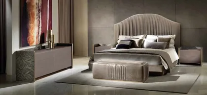 Cobalto Bed Exence, high end Italian furniture