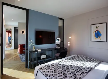 Bedroom design, high-end furniture