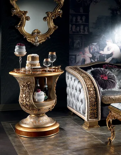 Collezione Charme per il soggiorno, lusso italiano, arredamento classico italiano
