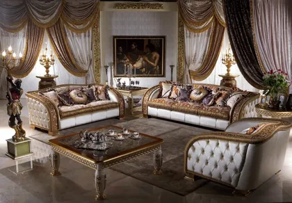 Collezione Charme per il soggiorno, lusso italiano, arredamento esclusivo