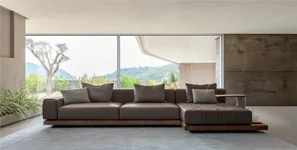 Signorini  Coco Daytona BlackJack luxury leather sofas