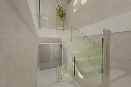 Contemporary indoor style design house
