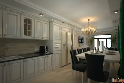 Interior design for the classic house in Tirana 
