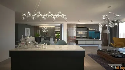 Modern house interior design concept in Manchester