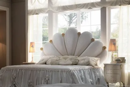 Italian Bedroom Furniture Sharjah 314-7528 | Luxury Upholstered Beds